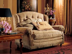 Katerina sofa, Sofá de dos plazas, estilo clásico de lujo