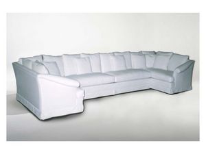 Marlene Angular Sofa, Sof de la esquina, de estilo clsico, en la tela