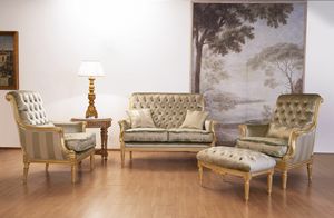 Ninfea sofá, Sofá clásico de estilo Luis XVI.