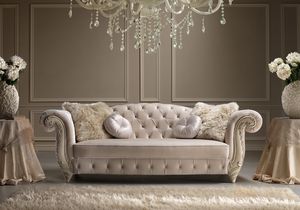 Romantic, Elegante sof de madera tallados a mano