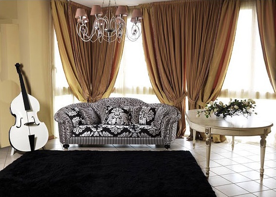 Silvia sofa, Sofá clásico de lujo de salón