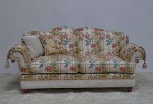Rebecca sof 2p, Sof clsico con tela floral