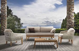 Dakota set, Set de saln ideal para uso en interiores y exteriores