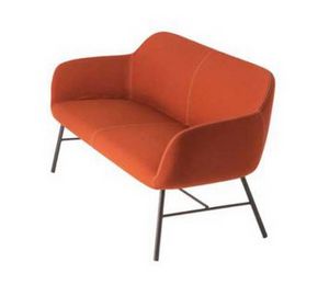 Art. 40889 sof� de tela ign�fuga de 150 cm., Sof� ign�fugo de tela, con base de metal.