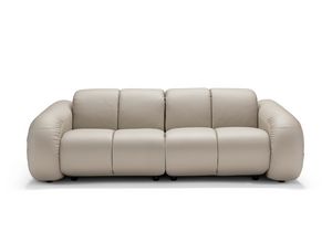 Bomber, Cmodo sof con reposacabezas y reposapis reclinables