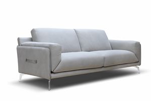 Montgomery, Moderno sof con acabado lateral en forma de cinturn