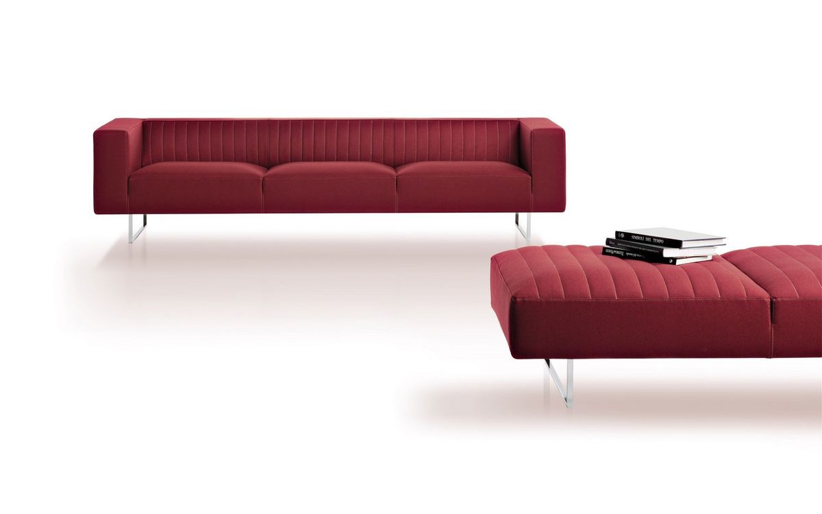 Sofá minimalista y moderno, sala de estar y sala de espera | IDFdesign
