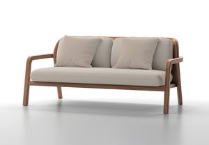 NARA D, Sof� de exterior en madera de teca.
