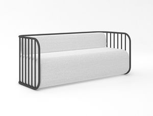 Net, Sof de exterior en metal lacado