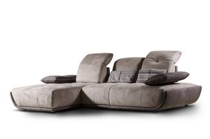 Cassandra, Sof con chaise longue, respaldo reclinable