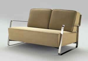 Fujiyama sofa, Sof con estructura de acero, recubrimiento a medida