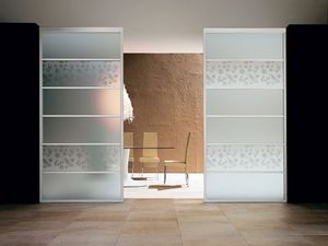 ARES partition wall, Paneles divisorios fijos, hechos de vidrio laminado o templado