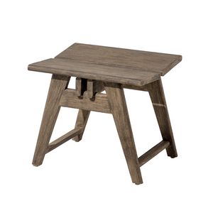 Banawa 03D1, Taburete bajo en madera de Teca