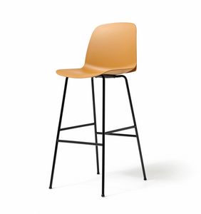 Kire stool, Taburete en metal y polipropileno