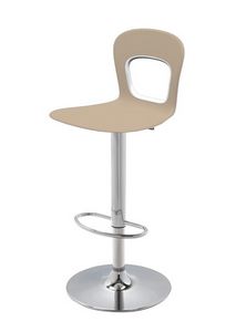Blog Stool 145 A, Design, giratorio, taburete ajustable, con asiento de pl�stico