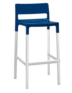 Divo stool, Taburete apilable para el estilo exterior, moderno