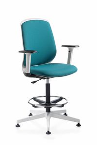 Key Smart stool, Taburete acolchado, para oficina y recepción