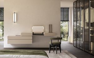 GALLIA SYSTEM-BEAUTY, Tocador de pared, modular, de dise�o moderno