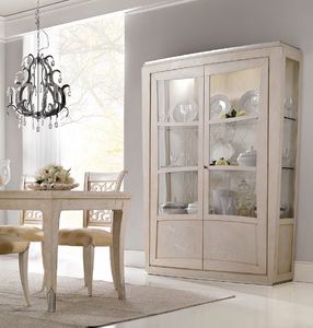 I Sogni Art. 510S, Elegante vitrina en madera lacada