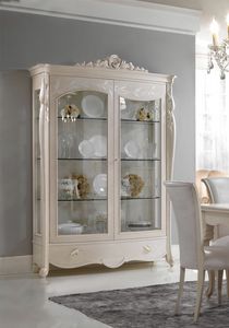 I Sogni Art. 511S, Vitrina de estilo cl�sico, con tallas decorativas