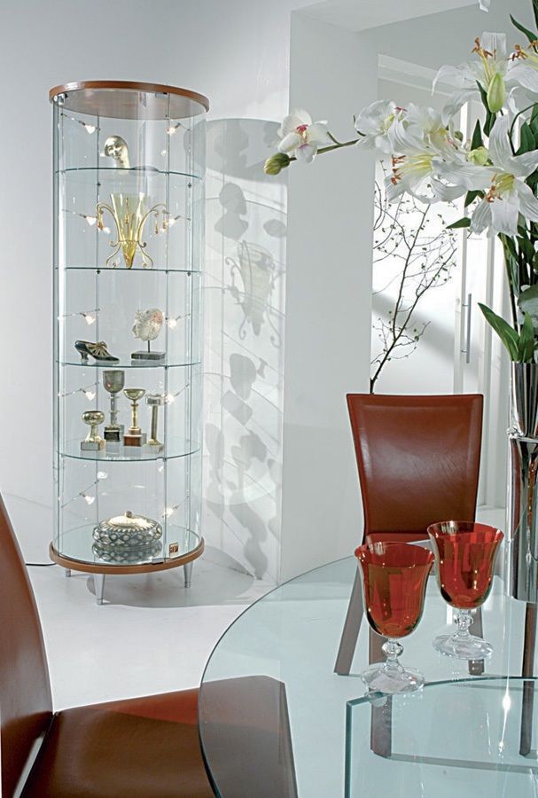 Vitrina de cristal, para tiendas y salas de estar IDFdesign
