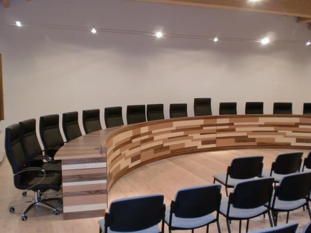 La sala de conferencias de la Municipalidad de Gaiarine