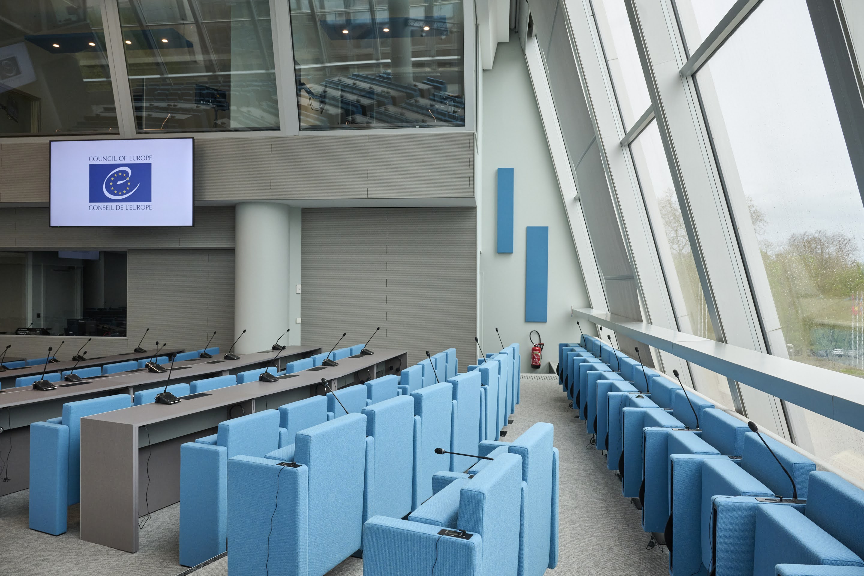 Sala 1 del Consejo Europeo en Estrasburgo