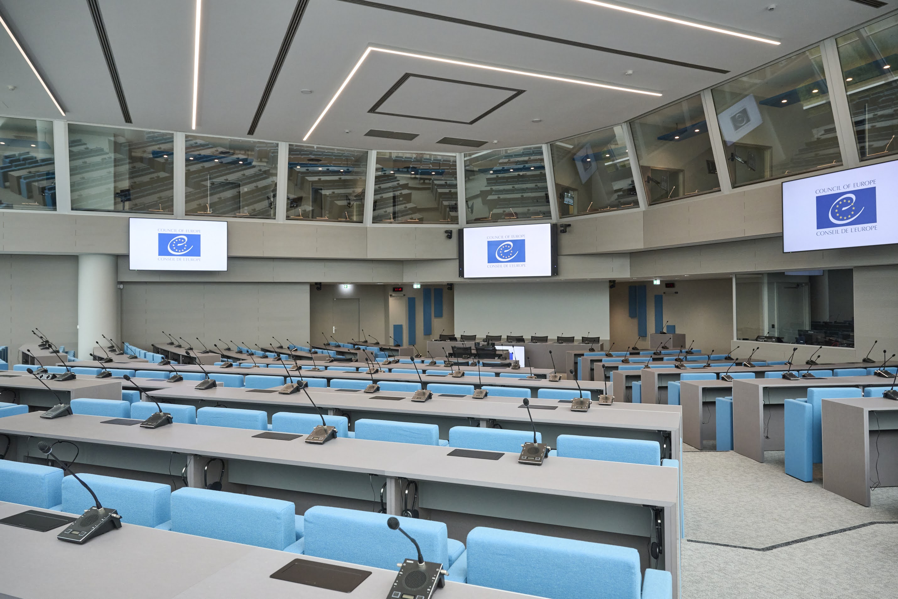 Sala 1 del Consejo Europeo en Estrasburgo