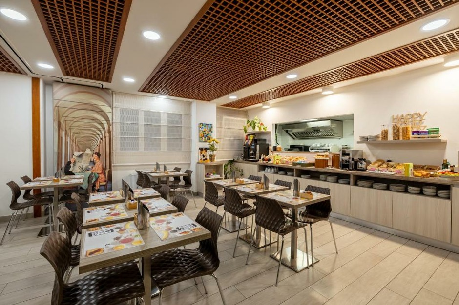 Mobiliario para sala de desayunos de hotel