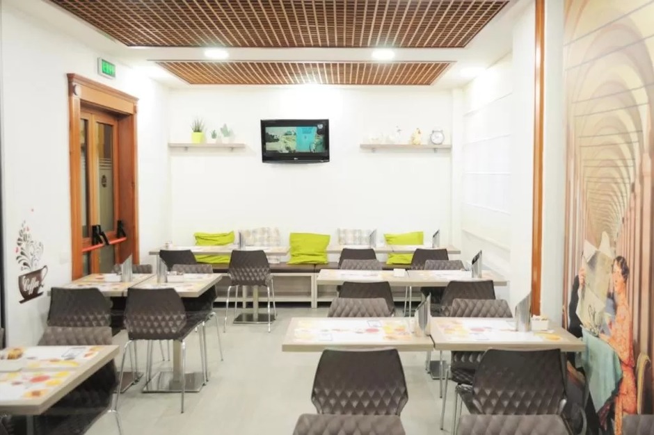 Mobiliario para sala de desayunos de hotel